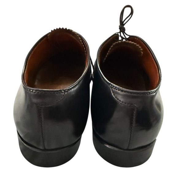 Alden Black Cordovan Cap Toe Oxfords – Men’s 12– Made in USA Sherman Brothers - Picture 4 of 8